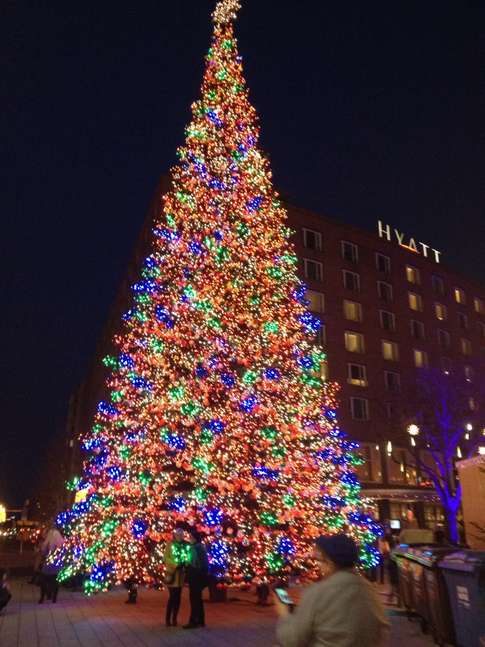 Weihnachtsbaum am Potzdamer Platz 
