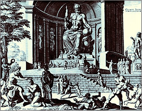 Zeus-Statue des Phidias - Original Wikipedia